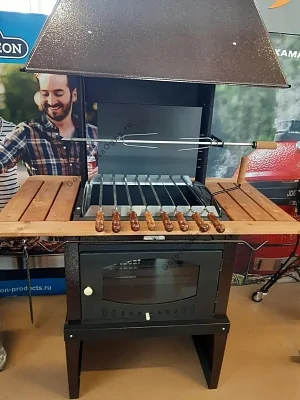 Дровяной пристенный гриль SUOMI GRILL (без труб)