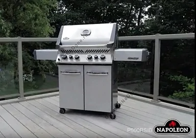  Газовый гриль NAPOLEON Prestige-500 с боковой ИК конфоркой
