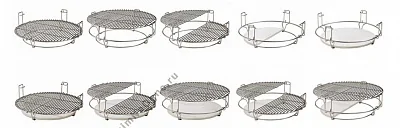 Керамический угольный гриль KAMADO JOE Big III 61см.