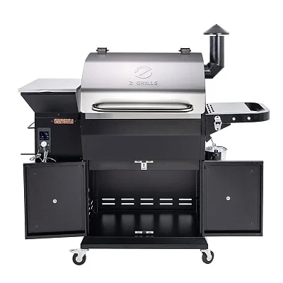 Пеллетный гриль Z GRILLS 1000 WiFi, крышка из нерж.стали