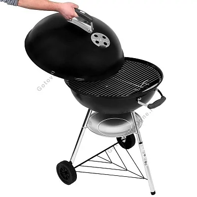 Угольный гриль WEBER Compact Kettle  47см., черный