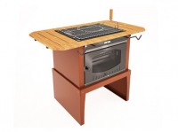 Дровяной пристенный гриль Suomi Grill Table