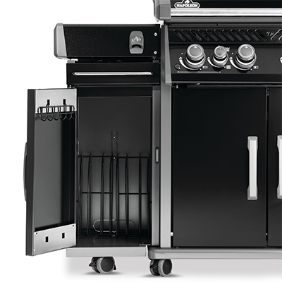 Тумба для газовых грилей NAPOLEON серии Rogue, чёрная