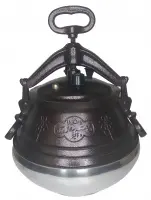 Афганский казан двухцветный с ручками, алюминиевый, 10л.