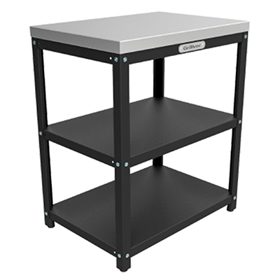 Стол металлический 71x50x85см, столешница из нерж. стали 