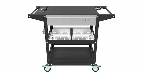 Стол металлический 70х50х90, столешница из нерж. стали, Комфорт