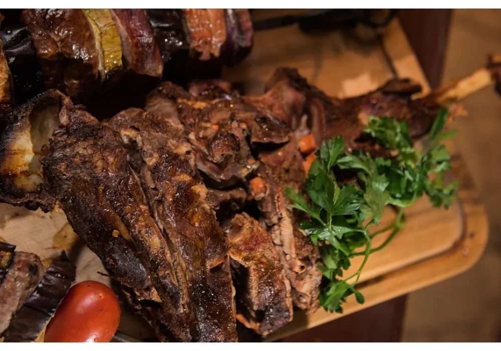 Баранья нога в тандыре