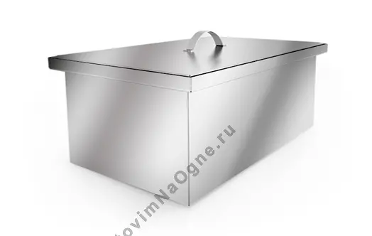 Коптильня "Smoky Sky" 480х285х220 из нерж. стали, с гидрозатвором