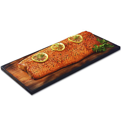 Ольховая дощечка для копчения рыбы и мяса 40х15х1.5см "Готовим на огне"