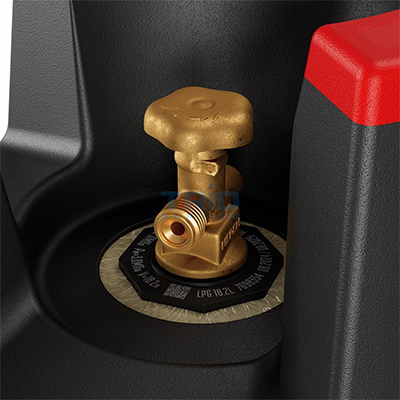 Композитный газовый баллон TRILLON BBQ, взрывобезопасный, 18,2л. 