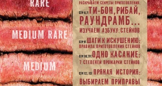 Отличная статья о стейках, виды популярных стейков, маринады и советы Отличная статья о стейках, виды популярных стейков, маринады и советы