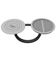 Комплект для печи "Берель 440К" (фланец, плита-конфорка, решетка-гриль)