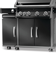 Тумба для газовых грилей NAPOLEON серии Rogue, чёрная