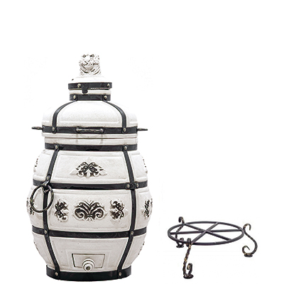 Тандыр "Александр" с откид. крышкой + подставка