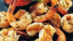 Пряные креветки на гриле в оригинальном соусе
