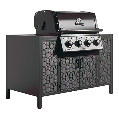 Тумба ПРОТЕЙ К-3 под газовый гриль со столешницей из нерж. стали