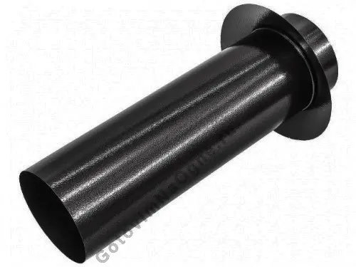 Труба оцинкованная 1м., для грилей /Suomi 90/ Fireplace/CONER/ /PREMIUM Black/ , цвет черный