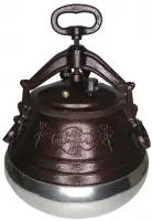 Афганский казан двухцветный с ручками, алюминиевый, 15л.