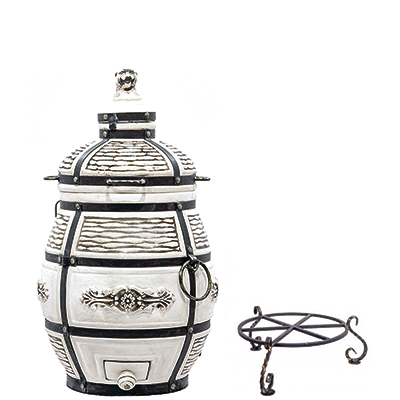 Тандыр "Барс" с откидной крышкой и подставкой 