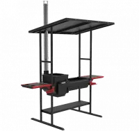 Печь-мангал "Искандер 360 Инклайн Эйр NEW" под казан 8л.