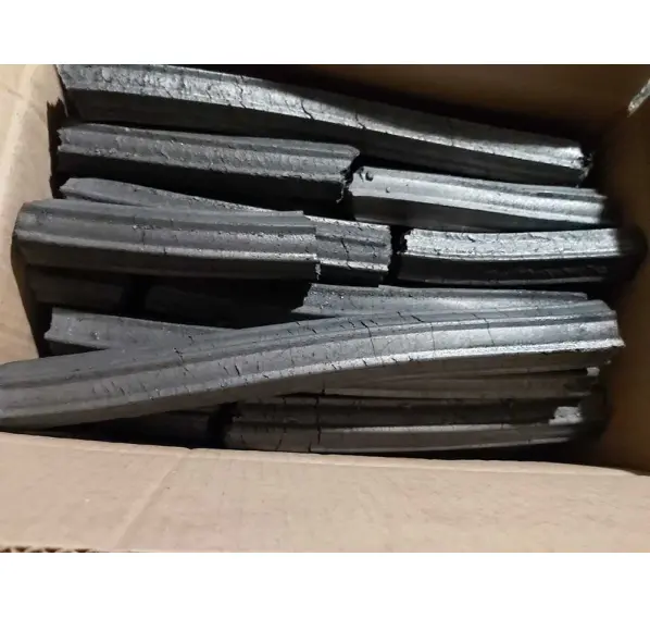 Угольные брикеты "Биоресурс" в коробке 10кг, с полым сердечником