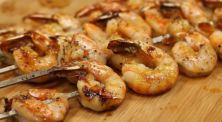 Креветки в остро-сладкой глазури