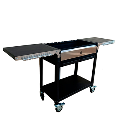 Мангал ДИОН 700 на колесах, мангальная чаша 3мм съемная