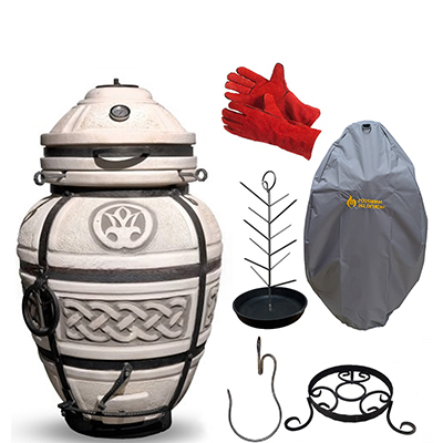 КОМПЛЕКТ со скидкой «Тандыр Атаман» с откидной крышкой и поворотным колпачком