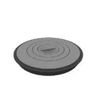 Плита чугунная П360 для печей под казан до 360мм