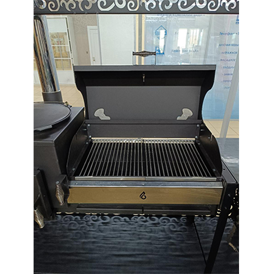 КОМПЛЕКТ:Крышка гриль-барбекю для печь-мангала ОКТАНТ 12 с решеткой из нерж.стали