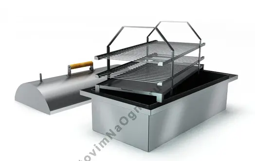 Коптильня Smoky Lux 55 550х385х300мм. из нерж. стали