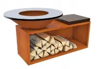 KORWOOD HIT 04 дровяной гриль-очаг с дровницей