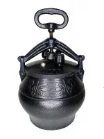Афганский казан черный, алюминиевый, 5л.