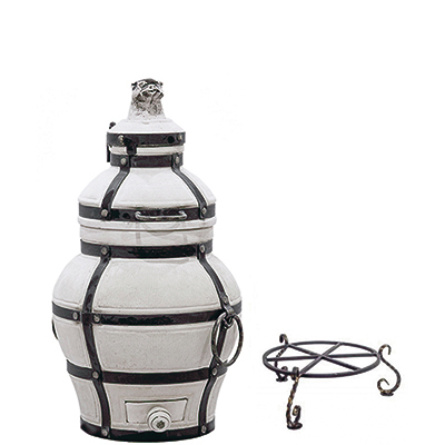 Тандыр "Ахмат" с откидной крышкой + подставка 