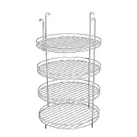 Этажерка с бортиками 4-х ярусная Большая