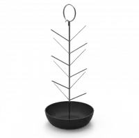 Чугунная сковородка-ёлочка, Средняя, диаметр 25см.