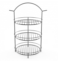 Этажерка с бортиками 3-х ярусная, Средняя