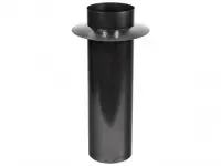 Труба оцинкованная 1м., для грилей /Suomi 90/ Fireplace/CONER/ /PREMIUM Black/ , цвет черный