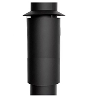 Проходной элемент диаметром 360мм для трубы дымохода d300мм, с защитным фартуком сверху