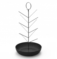 Чугунная сковородка-ёлочка, Большая, диаметр 27см.