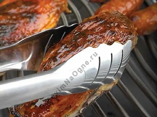 Щипцы PRO из нерж. стали с фиксатором, NAPOLEON