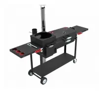 Комплект: Печь-мангал "Искандер 360 Комфорт Эйр NEW" под казан 8л. с крышкой-гриль