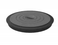 Плита чугунная 440К-Пл с фланцем, 4 комфорки, для Берель 440