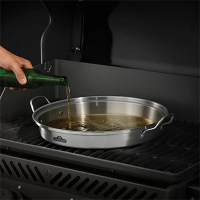 Ростер круглый для запекания курицы, нерж. сталь, NAPOLEON