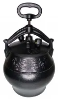 Афганский казан черный, алюминиевый, 8л.