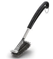 Щетка ТРЕХРЯДНАЯ NAPOLEON для чистки решеток гриля с ворсом из нерж. стали