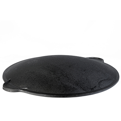 Казан чугунный 15 литров с чугунной КРЫШКОЙ-САДЖ и дужкой (Гардарика)