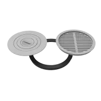 Комплект для печи "Берель 480К" (фланец, плита-конфорка, решетка-гриль)