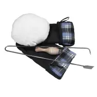 Набор для приготовления лепешек в тандыре (2 рукавицы, подушка, чекич, щипцы)