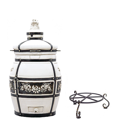 Тандыр "Казачий" с откидной крышкой + подставка 